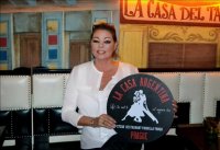 Сандра в ресторане La Casa Argentina